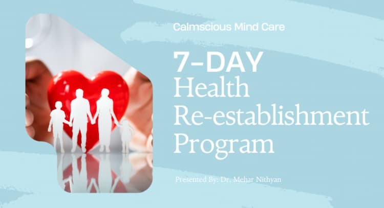 course | Feel the better health ; 7 days program to overcome health problems