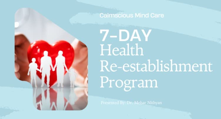 WEBNARS Calmness Mastery - Feel the Better Health ( 7 days free online program to overcome health problems)